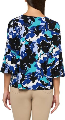 Kasper للسيدات 3Q SLV V-NK Bell Sleeve Top in Kuwait