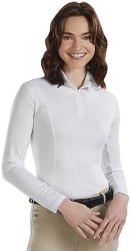 Dover Saddlery Riding Sport Ladies' Essential Rquestrian Long Sleeve Show Shirt in Saudi Arabia