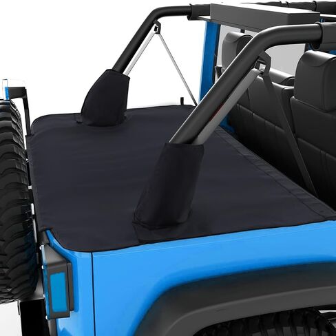 تغطية لـ JK Unlimited 4 Door ، و Cargo Trunk Tailgate Cover JK Accessories متوافقة مع 2007-2018 JKU 4 DOOR in Saudi Arabia