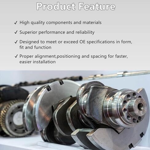 مجموعة العمود المرفقي 23110-2B610-متوافق مع Hyundai Accent Veloster 2013-2017 1.6L Kia Rio Soul 2012-2017-استبدال جزء OEM رقم 231102B610 23110-2B600 in Saudi Arabia