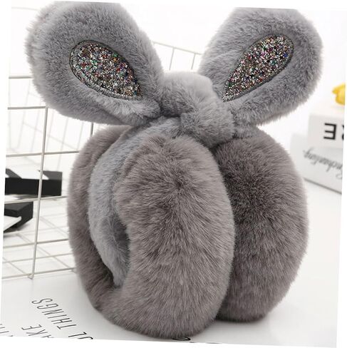 Partykindom Rabbit Ear Muffs الأذن المدافعين عن الأولاد للأرنب الأذن الشتاء أرنب الأذن دافئ الأطفال دفء الأذن الصوف in Kuwait