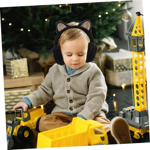Fleece Ear Warmers Boys and Girls Cat Ear Muffs Winter Earmuffs for Girls in Kuwait