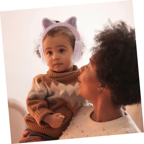 Cat Ears Earmuffs Earmuff for Ear Warming Ear Covers for Cold Weather Warmer Ear Puff Winter Ear Muffs in Saudi Arabia