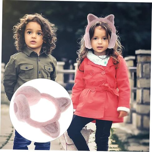 Cat Ears Earmuffs Earmuff for Ear Warming Ear Covers for Cold Weather Warmer Ear Puff Winter Ear Muffs in Saudi Arabia