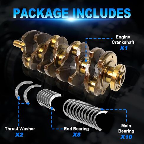العمود المرفقي مع مجموعة المحامل الرئيسية و ROD لعام 2011-2020 Hyundai Santa Fe/Sonata/Tucson ، لعام 2010-2020 Kia Optima/Sorento/Sportage/Forte 2.4L G4KJ Engine ، 23111-2G200 23111-2G230 in Kuwait
