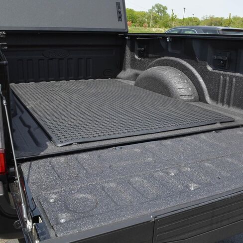 Buffalo Tools TBM46 4' x 6' Extra Thick Heavy Duty 38lb Rubber Truck Bed Mat, All Weather Protection in Saudi Arabia