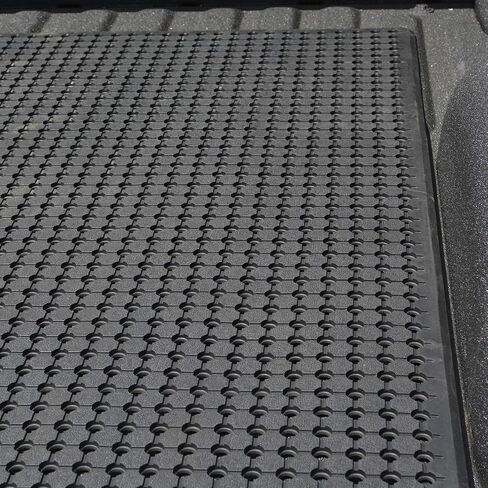 Buffalo Tools TBM46 4' x 6' Extra Thick Heavy Duty 38lb Rubber Truck Bed Mat, All Weather Protection in Saudi Arabia