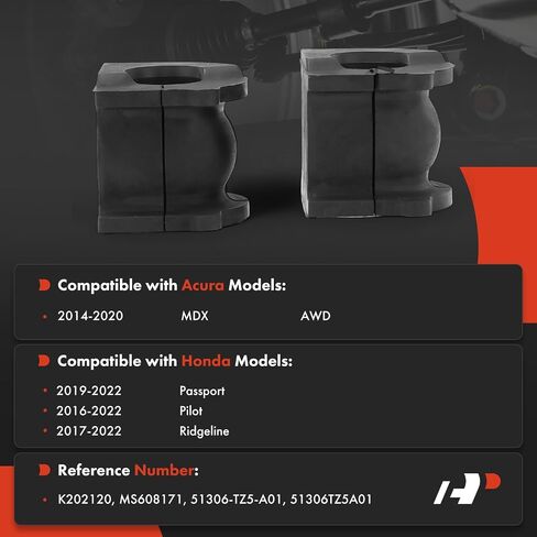 A-Premium 2 × مقدمة إلى إطار الباربة الباربة ، متوافقة مع هوندا Pilot 2016-2022 ، Ridgeline 2017-2022 ، Passport 2019-2022 و Acura MDX 2014-2020 in Saudi Arabia