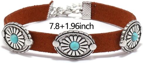 Western Bracelet for Women Country Concert Outfits Bohemian Vintage Red Black Turquoise Bracelets Cowgirl Cowboy Country Bracelet Boho Bracelets Accessories in Kuwait