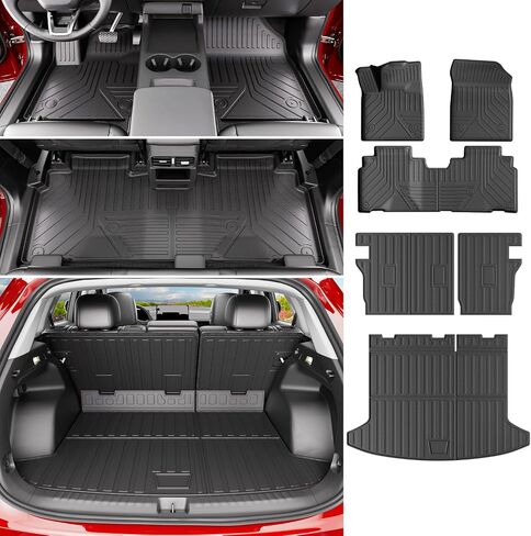 Powoq Floor Mat متوافق مع 2024 2025 هوندا Prologue Cargo Mat Chevy Blazer EV Floor Liner Protector Protector TPE Trunk Cargo Liner Planer for 2024 2025 Honda Prologue Accessories in Kuwait