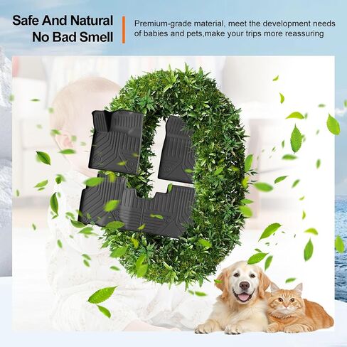 Powoq Floor Mat متوافق مع 2024 2025 هوندا Prologue Cargo Mat Chevy Blazer EV Floor Liner Protector Protector TPE Trunk Cargo Liner Planer for 2024 2025 Honda Prologue Accessories in Kuwait
