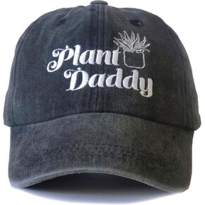 قبعات بيسبول للرجال من Plant Daddy قابلة للتعديل، قبعة صيفية كلاسيكية للأب ساندويتش باللون الأسود in Kuwait