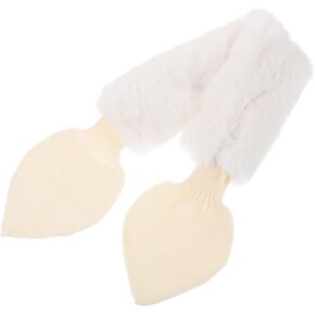 1pc Boys and Girls Cartoon Cross Neck Scarf Warm Neck Warmer for Boys and Girls Thick Fleece Boy Girl's Scarf Stylish Party Accessory for Boy Girl in Kuwait