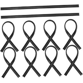 Pretyzoom 10pcs شرائط ممسحة Boneless Repair Repair Revills Insert insert Windshiel in Kuwait