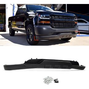Front Bumper Guards Lower Valance Without Tow Hook Holes Without Skid Plate Compatible with 2016 2017 2018 Chevrolet Silverado 1500 Replace for GM1015134C Air Dam Deflector in Kuwait