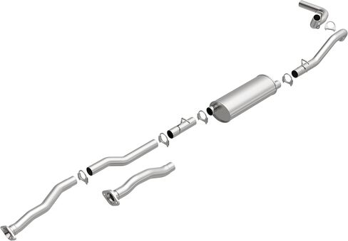 Replacement Exhaust System Kit 106-0495: Compatible with 1994-1995 Chevrolet C1500, 1994-1995 Chevrolet K1500 4.3L/5.0L/5.7L in Saudi Arabia