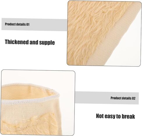 1pair Thermal Knee Warmers for Men and Women Thickened Insulated Protectors for Cold Weather Comfortable and Portable for Daily Use in Saudi Arabia