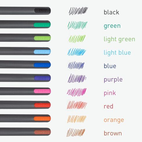 Pentonic Ballpoint Pens, 25 Count, Black, Red & Blue Colored Ink, 0.7 mm Fine Point, Smooth Writing For Journaling & Note Taking (PEN12126) in Saudi Arabia