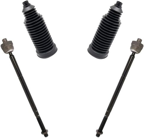 TCSN Front Inner Tie Rods with Steering Rack Bellows Boots for Ram 1500 2013-2018 4 Piece HSK0314 in Saudi Arabia