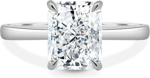 4 Carat Radiant Cut Diamond Engagement Ring, F/VS IGI Certified Lab Grown Diamond Wedding Anniversary Ring For Her Crafted In 14K Gold in Saudi Arabia