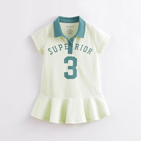 marc & janie Girls Sleeveless Tennis Dress Athletic Cooling Quick-Dry V Neck A-Line Golf Dresses 550803 in Saudi Arabia