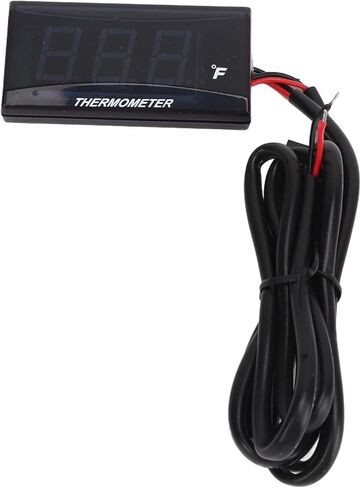 درجة حرارة فهرنهايت درجة شاشة LCD عداد درجة الحرارة مع TEE 16 مم لدراجة نارية درجة الحرارة الخضراء GAUGEMOTORCYCE in Kuwait