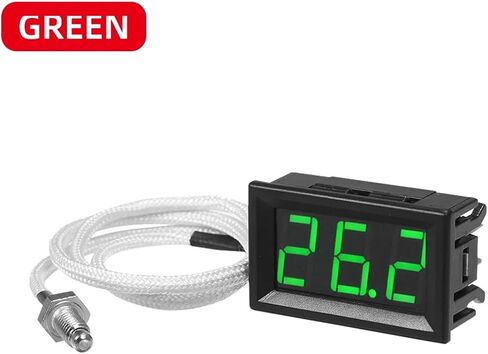 K Type M6 ThermoCouple Thermoter 12V اختبار درجة الحرارة الرقمية ارتفاع درجة الحرارة -30 ~ 800 درجة حرارة (أزرق) in Kuwait