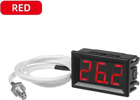 K Type M6 ThermoCouple Thermoter 12V اختبار درجة الحرارة الرقمية ارتفاع درجة الحرارة -30 ~ 800 درجة حرارة (أزرق) in Kuwait