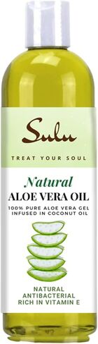 Sulu Organics Pure Cold مضغوط غير مكرر كل زيت Aloe Vera الطبيعي (12 أوقية) in Saudi Arabia