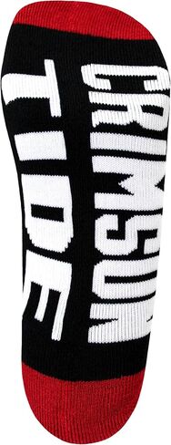 Alabama Crimson Tide Unisex Quarter Socks, Crimson/White, One Size, NCAA Officially Licensed - DB Fan Gear in Saudi Arabia