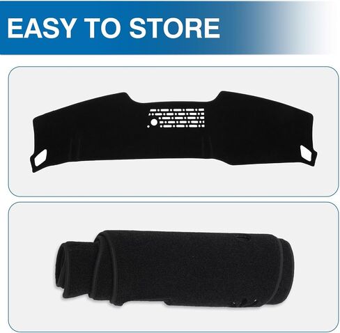 KUST Car Dash Cover for Kia K4 2025-2026 Left Hand Drving Dash Carpet Polyester Non-Slip Dash Protector Interior Accessories for K4 Custom Fit Dash Mat Sunshade Windshield Glare Black in Saudi Arabia