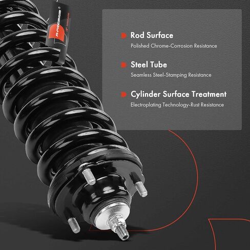 A-Premium Front Pair (2) Complete Strut and Coil Spring Assembly Compatible with Toyota Tacoma 2016-2023, 4WD, Driver and Passenger Side, Replace# 28920858 in Saudi Arabia