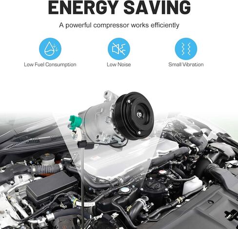 New AC Air Condition Compressor with Clutch for Hyundai Elantra L4 1.8L 2011 2012 2013, for Hyundai Elantra Coupe L4 1.8L 2013, for Kia Soul L4 2.0L 12 13 in Saudi Arabia