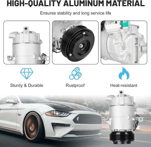 New AC Air Condition Compressor with Clutch for Hyundai Elantra L4 1.8L 2011 2012 2013, for Hyundai Elantra Coupe L4 1.8L 2013, for Kia Soul L4 2.0L 12 13 in Saudi Arabia