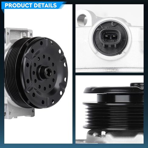 ضاغط مكيف الهواء Tadamark A/C مع القابض من أجل Dodge Journey 2.4L 2009-2020 لـ Avenger 2.4L 2008-2012 FIT for Chrysler 200 2.4L 11-14 for Sebring 2.4L 2007-2010 for Cirrus 2.4L in Saudi Arabia