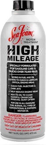 Sea Foam High Mileage Motor Treatment Gas & Oil Additive, HM16, 16 oz, Pack of 4 in Saudi Arabia