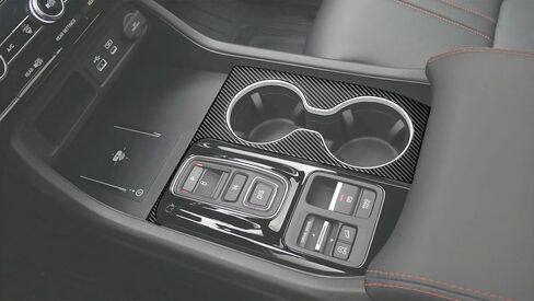 Car Accessories Compatible with Honda New Pilot 2023 2024 2025 2026 Center Console Cup Holder Cover Water Cup Holder Panel Trim 1PC(Carbon Fiber Style) in Saudi Arabia
