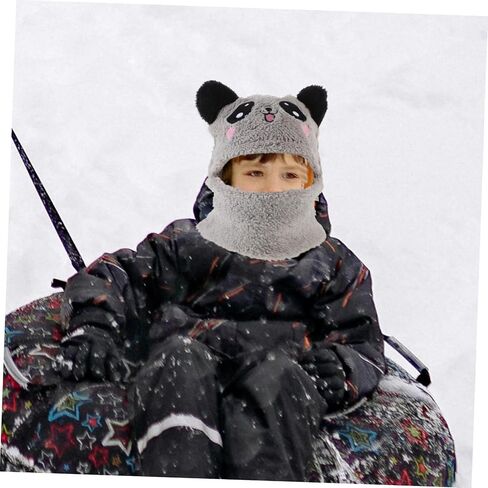 Hooded Scarf Winter Warm Neck Warmer with Adorable Animal Ears for Years Cozy and Outdoor Accessory for in Saudi Arabia