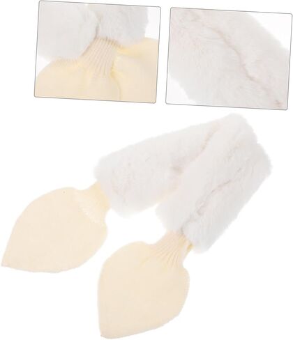 1pc cartoon Boy Girl's Girl's Warm Cross Cross Twiber for Boys and Girls Soft Faux Fur Design Dreary للأنشطة في الهواء الطلق لأعياد الميلاد والأعياد in Saudi Arabia