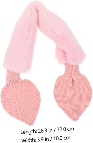 Lifekome Soft Faux Rabbit Fur Fur Children و Nother Winter Warm Dark Writ in Saudi Arabia