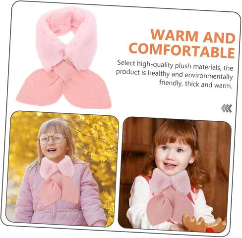 Lifekome Soft Faux Rabbit Fur Fur Children و Nother Winter Warm Dark Writ in Saudi Arabia