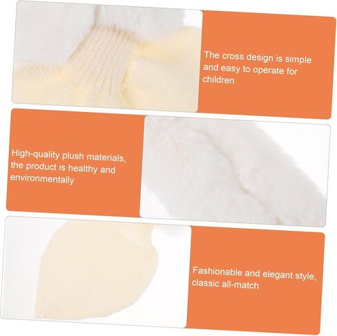 1 مساءً الأولاد والبنات كرتون كروس وشاح رقبة دافئة دافئة للبنين والبنات سميكة الصوف بوي الفتاة in Kuwait