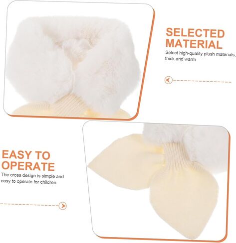 1 مساءً الأولاد والبنات كرتون كروس وشاح رقبة دافئة دافئة للبنين والبنات سميكة الصوف بوي الفتاة in Kuwait