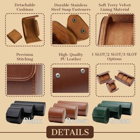 xrlsg Personalized Watch Box Custom Engraved Watch Storage Cases with Glass Lid PU Leather Watch Holder Organizer for Men Gift for Husband Boyfriend Dad in Kuwait