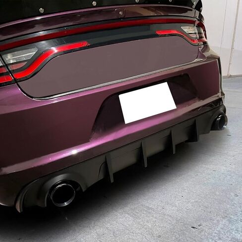 Ikon Motorsports ، نشر الشفاه الخلفية الصدف المتوافق مع 2015-2023 Dodge Charger Base & SXT ، ناشر المصد الخلفي غير اللامع الأسود PP in Kuwait