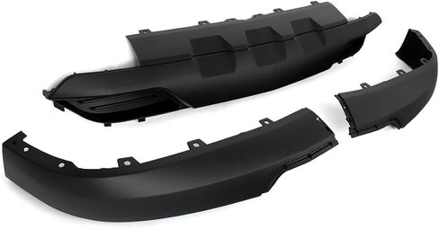 Front Bumper Guards Lower Valance Without Tow Hook Holes Without Skid Plate Compatible with 2016 2017 2018 Chevrolet Silverado 1500 Replace for GM1015134C Air Dam Deflector in Kuwait