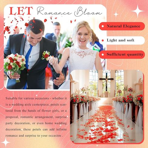 VAIPI 2500 PCS Burnt Orange Hydrangea Petals for Fall Wedding Decor 100% Natural Real Flower Petals for Wedding Aisle Ceremony Romantic Night Engagement Party Flower Girl Baskets Table Centerpiece in Saudi Arabia