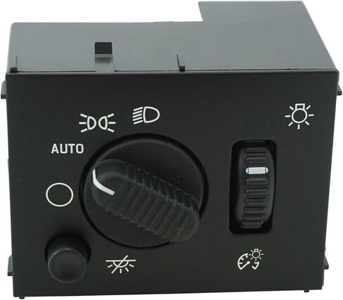 Headlight & Dome Light Dimmer Switch for Tahoe,for Yukon,for Yukon XL 2500/1500,for Suburban 2500/1500,for Escalade EXT,for Escalade ESV,for Escalade,for Yukon XL 2500/1500 (Black) in Saudi Arabia