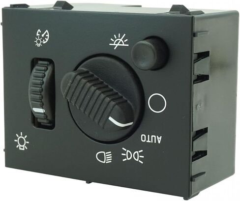 Headlight & Dome Light Dimmer Switch for Tahoe,for Yukon,for Yukon XL 2500/1500,for Suburban 2500/1500,for Escalade EXT,for Escalade ESV,for Escalade,for Yukon XL 2500/1500 (Black) in Saudi Arabia