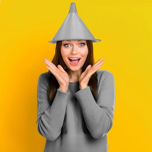 Nicky Bigs Novelties Tin Funnel Hat Halween Assume Assume Comple in Saudi Arabia
